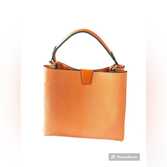 Jen & Co vegan leather peach purse nwot condition flawless - Picture 12 of 12